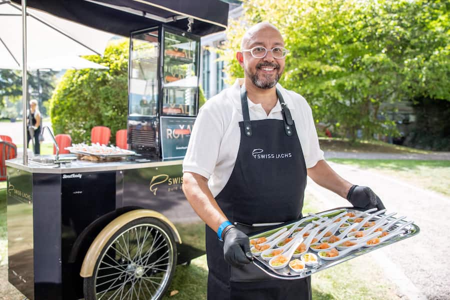 Lostallo-Lachs / Swiss Lachs Neuer CEO Oscar Pedrioli