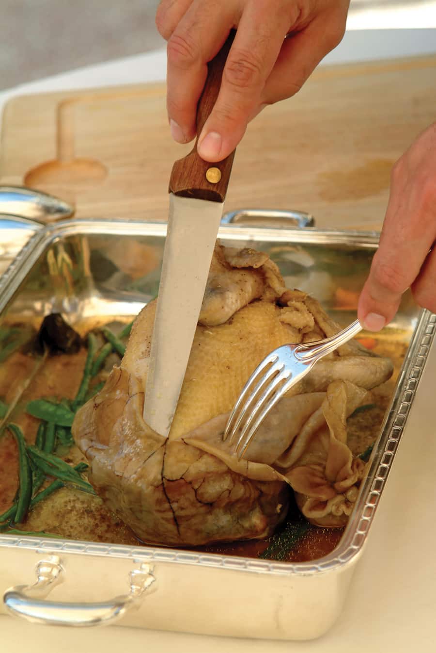 Poularde en Vessie 2