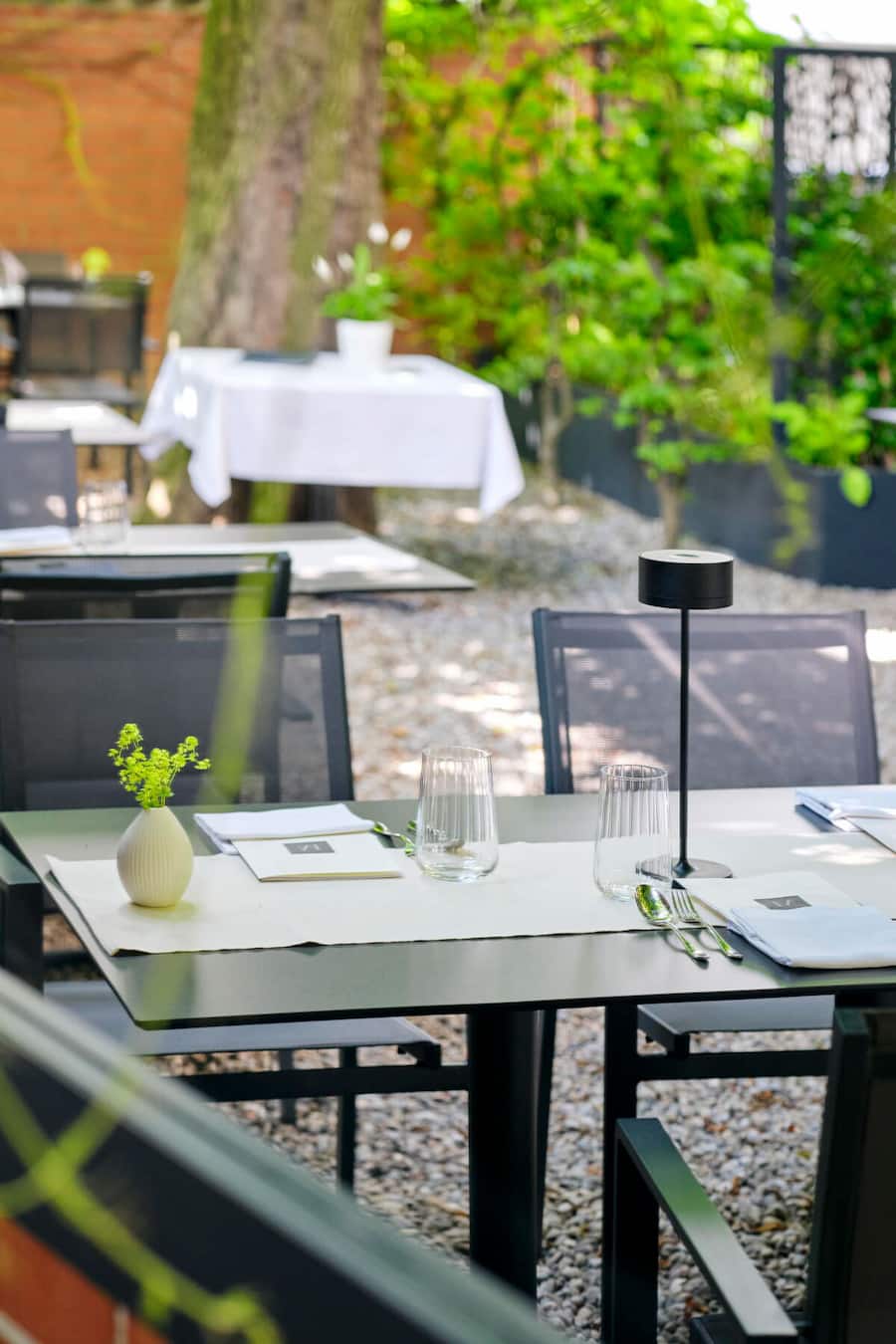 Der Garten vom Restaurant Maihöfli in Luzern, LU