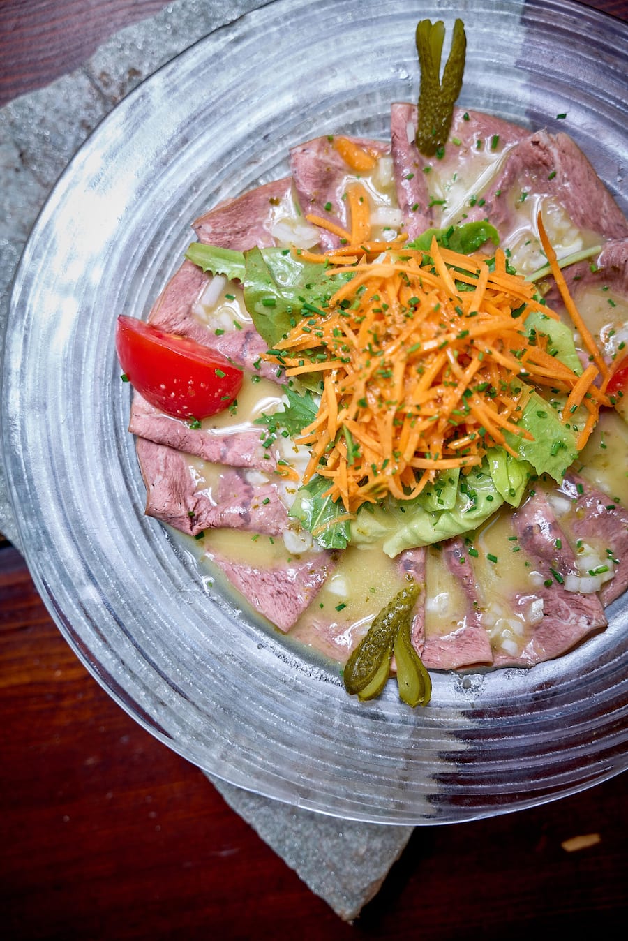 Siedfleisch mit Vinaigrette