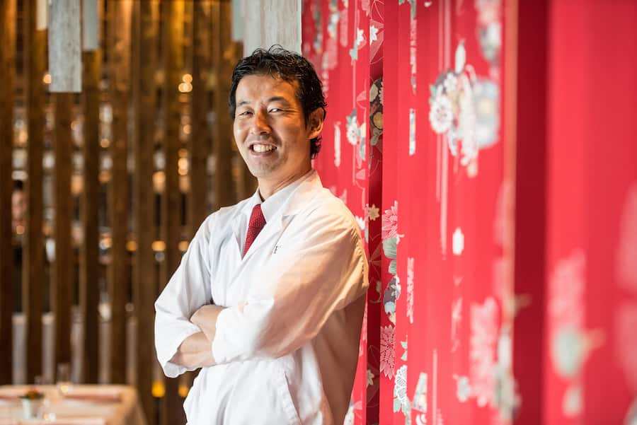 Chef Restaurant Megu Tsutomu Kugota auch Tom genannt.Â