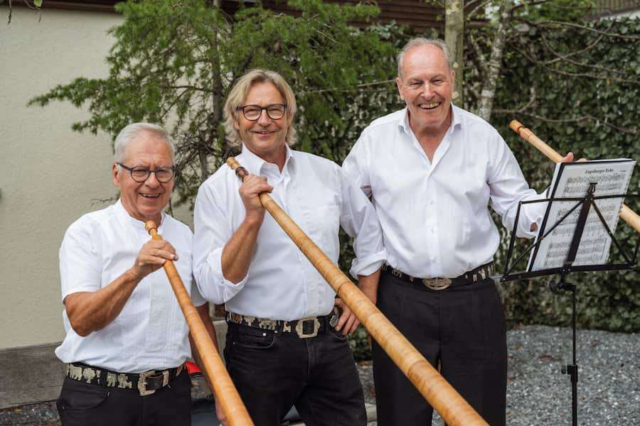 Vater Erich Schoch, Franz Koster, Wolfgang Kuchler.