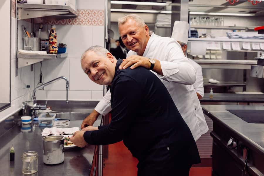 Basel, 07.09.2026 - Restaurant Cheval Blanc, Christian Bau und Peter Knogl - Copyright Rémy Steiner