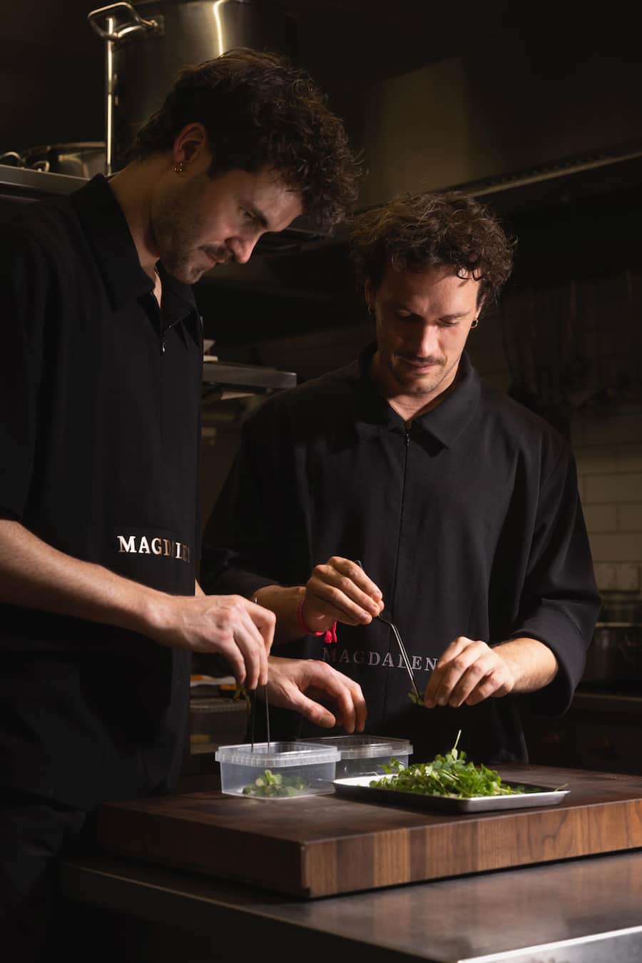 Dominic Hartmann und Sous-Chef Tobias Ehrler