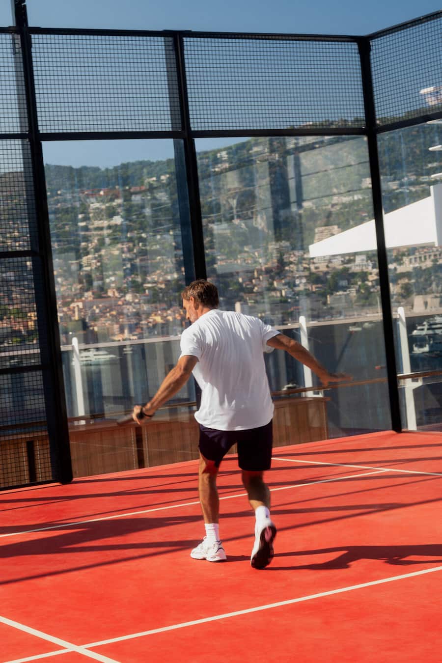 Der wohl schönste Padel-Court der Welt. Eingeweiht von Sinner.
