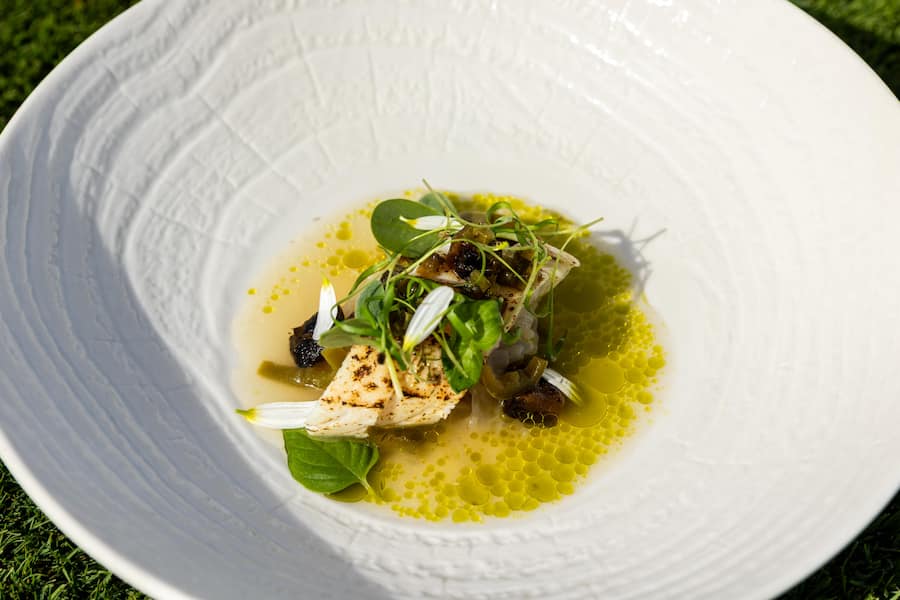 GMC - 21. Septmeber ASGI Golfclub Blumisberg Björn Inniger Gericht: Alpenzander mit grillierter Gurke, Fenchel, Jalapeno
