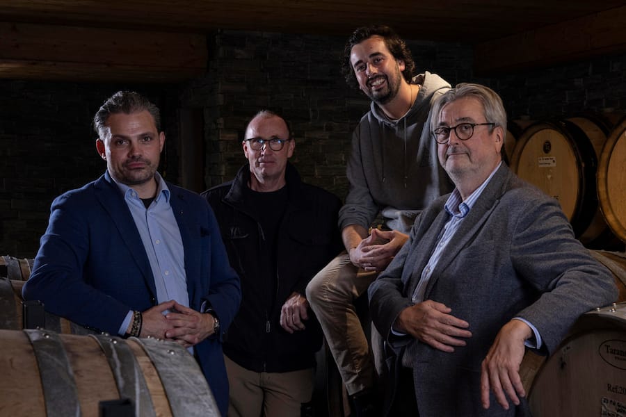 Julien-Francois Nebel, Alexandre Roduit, Ludovic Regamey, Patrick Regamey, Domaine Histoire d'Enfer, Sierre.
