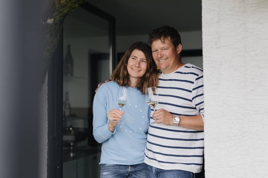 Sabine Steiner und Andreas Krebs, Weingut Krebs & Steiner, Ligerz.