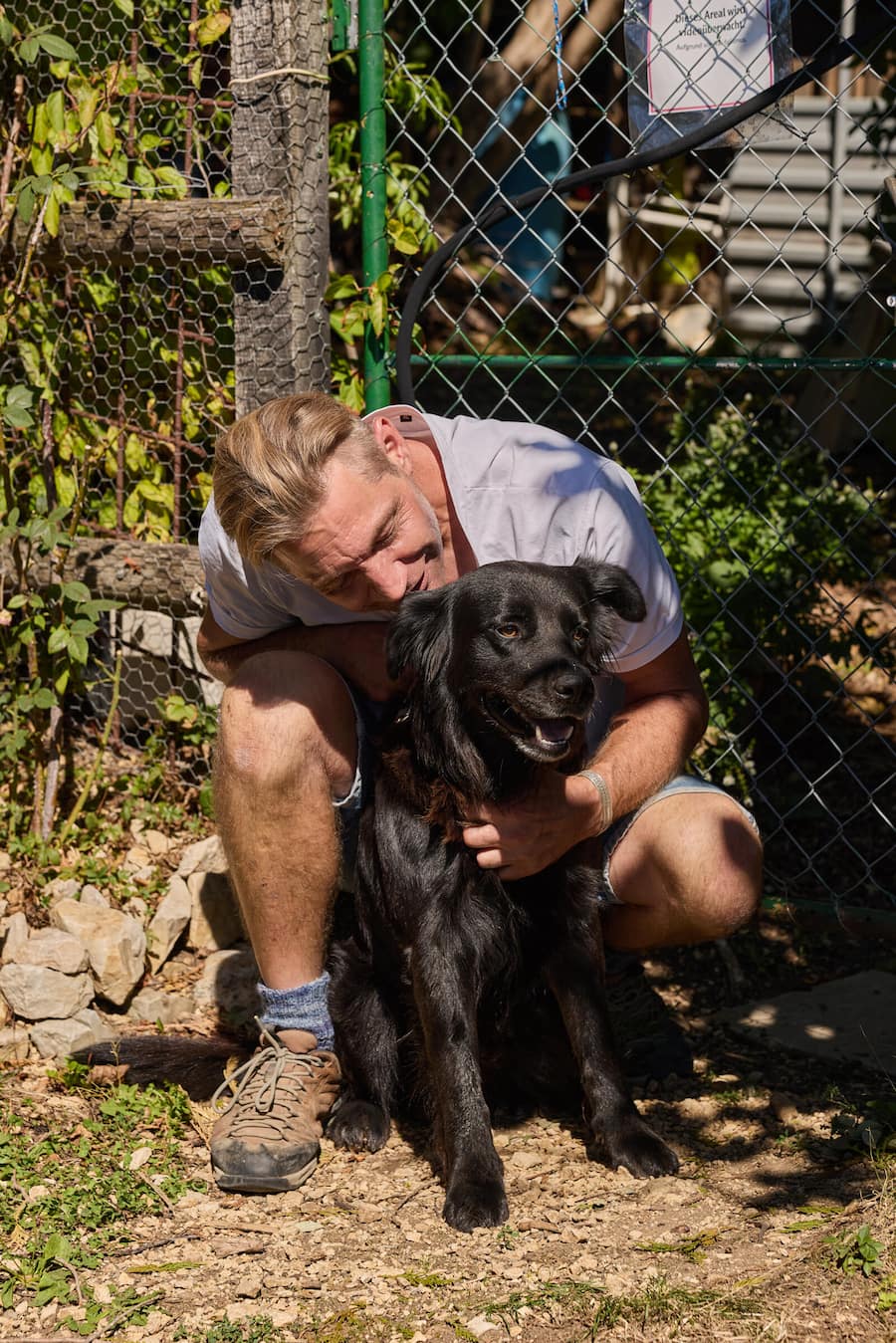 Simon Jordis Hund Whisper ist lauter, als sein Name vermuten lässt.