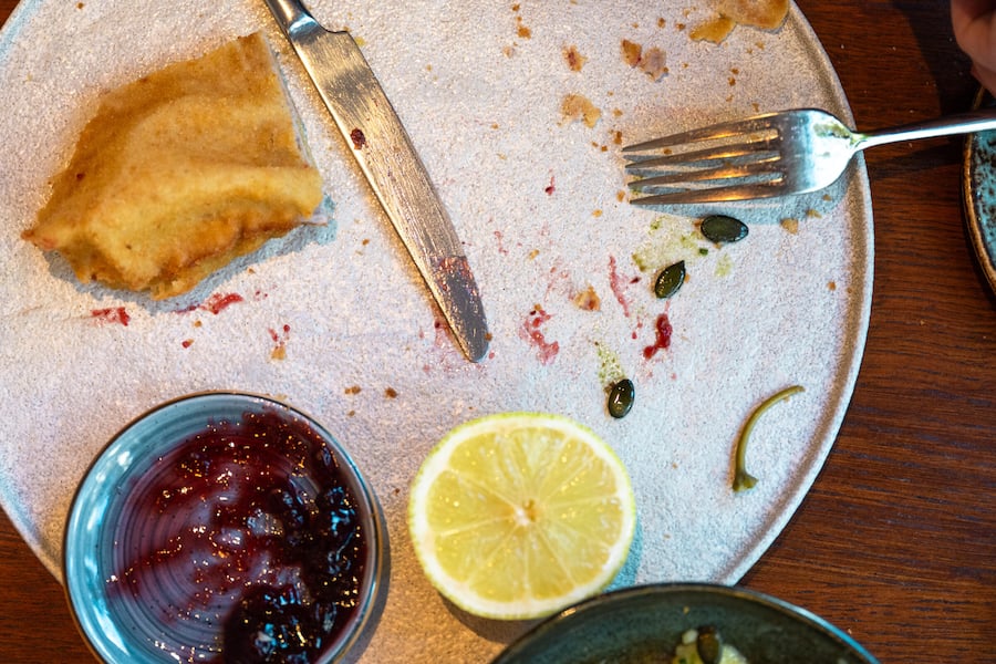 Wird garantiert bis zum letzten Bissen aufgegessen: Wiener Schnitzel im «Wilden Kaiser».
