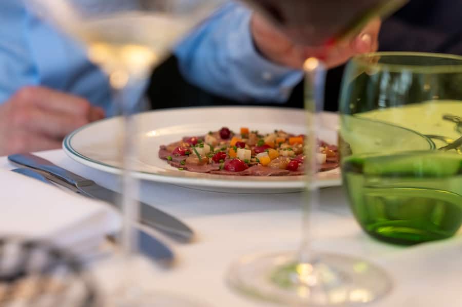 Grand Chêne carpaccio de cerf