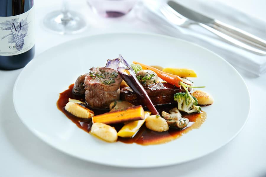 Gericht: Kalbsfilet Jiri Urban, Executive Chef Hotel Restaurant Bellevue Adelboden, BEÂ