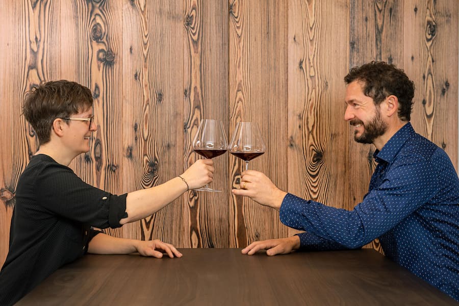 Matthias & Sina Gubler-Möhr, Möhr-Niggli Weingut, Maienfeld.