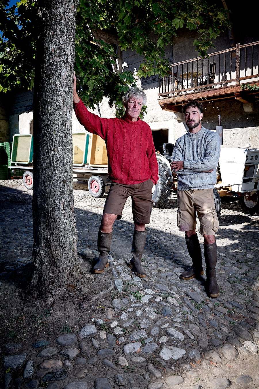 Genève, le19 septembre 2026, Mercedes tour des adresses , ici chez Jean Pierre Pellegrin et fils au domaine de Grandcour a Satigny © sedrik nemeth