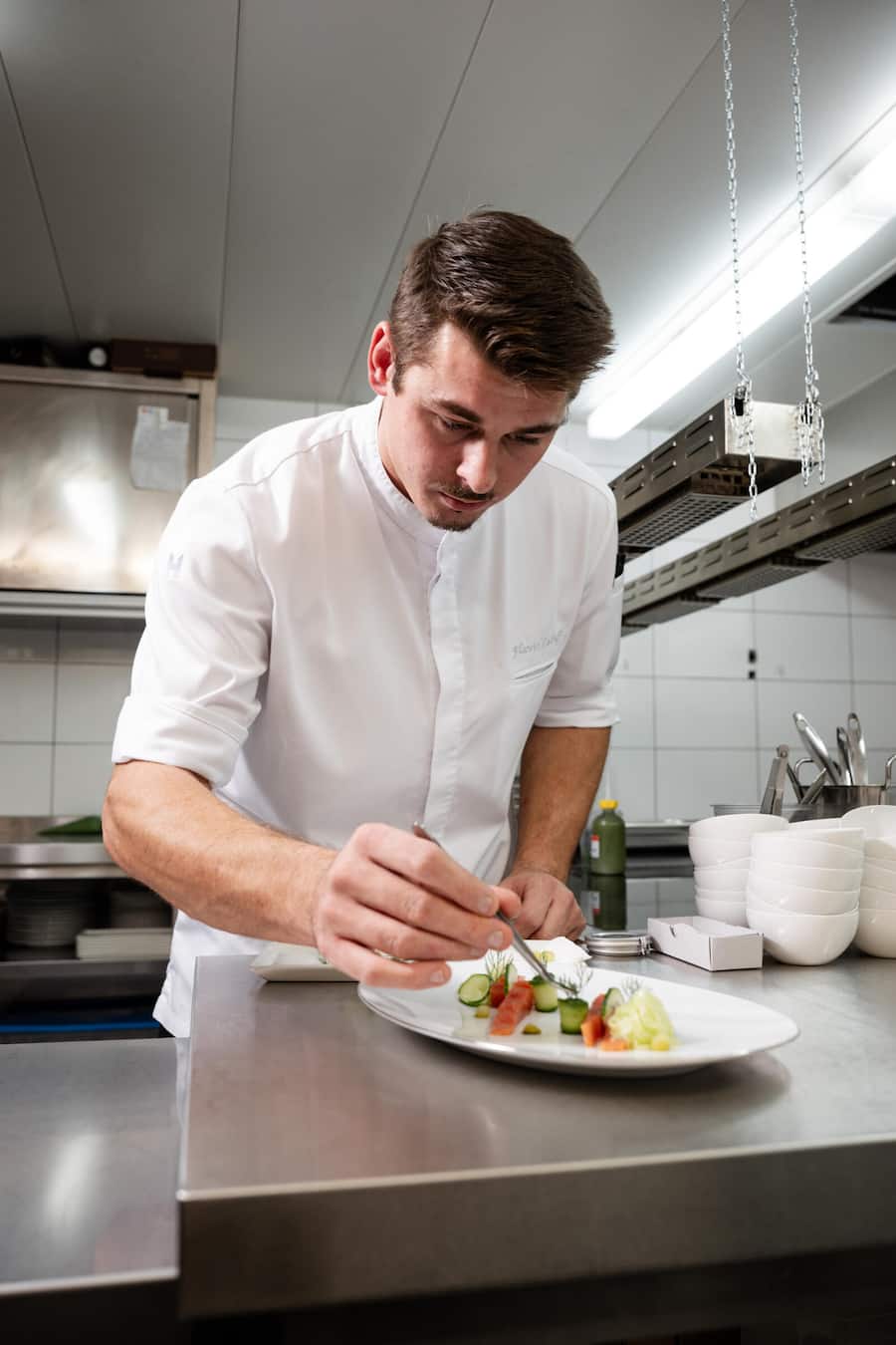 Wysses Rössli Schwyz, Sous Chef Flavio Caduff - ©Adrian Bretscher