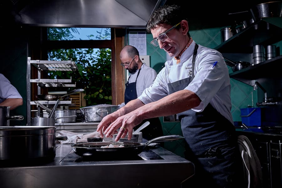 le chef Yannick Geoffroy