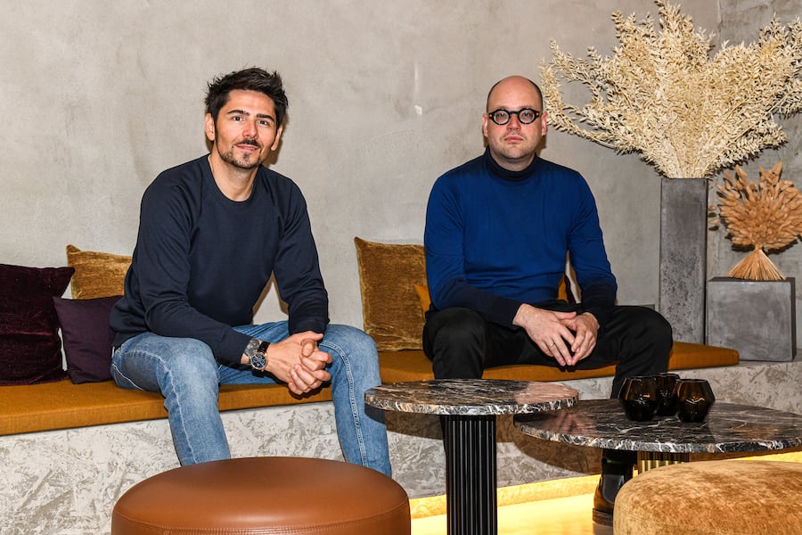 Nenad Mlinarevic und Valentin Diem in ihrem Atelier in Zürich