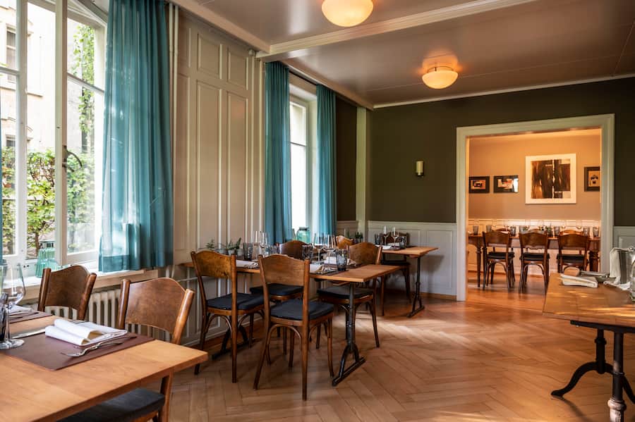 21.09.2020; St.Gallen: NEU getestet - Helvetia in St. Gallen; Innenansicht Restaurant Helvetia St.Gallen. © Valeriano Di Domenico