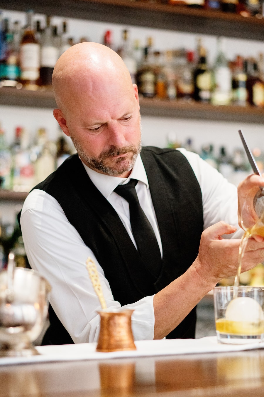 Mitinhaber Markus Blattner in der «Old Crow» in Zürich beim Rennweg