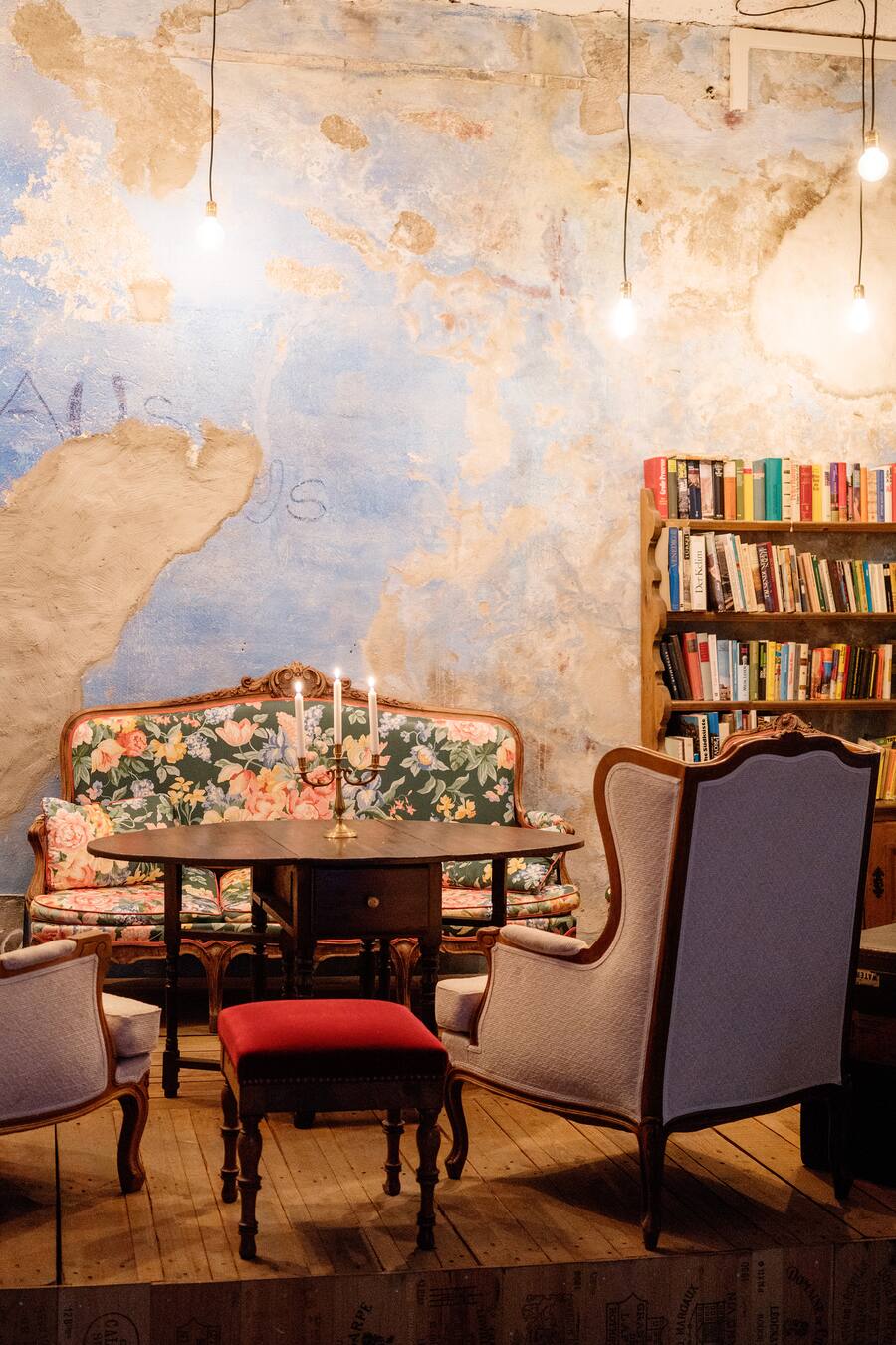 Lounge für den anschliessenden «Schlummi» im Pop-Up Nur von Olivier Bur