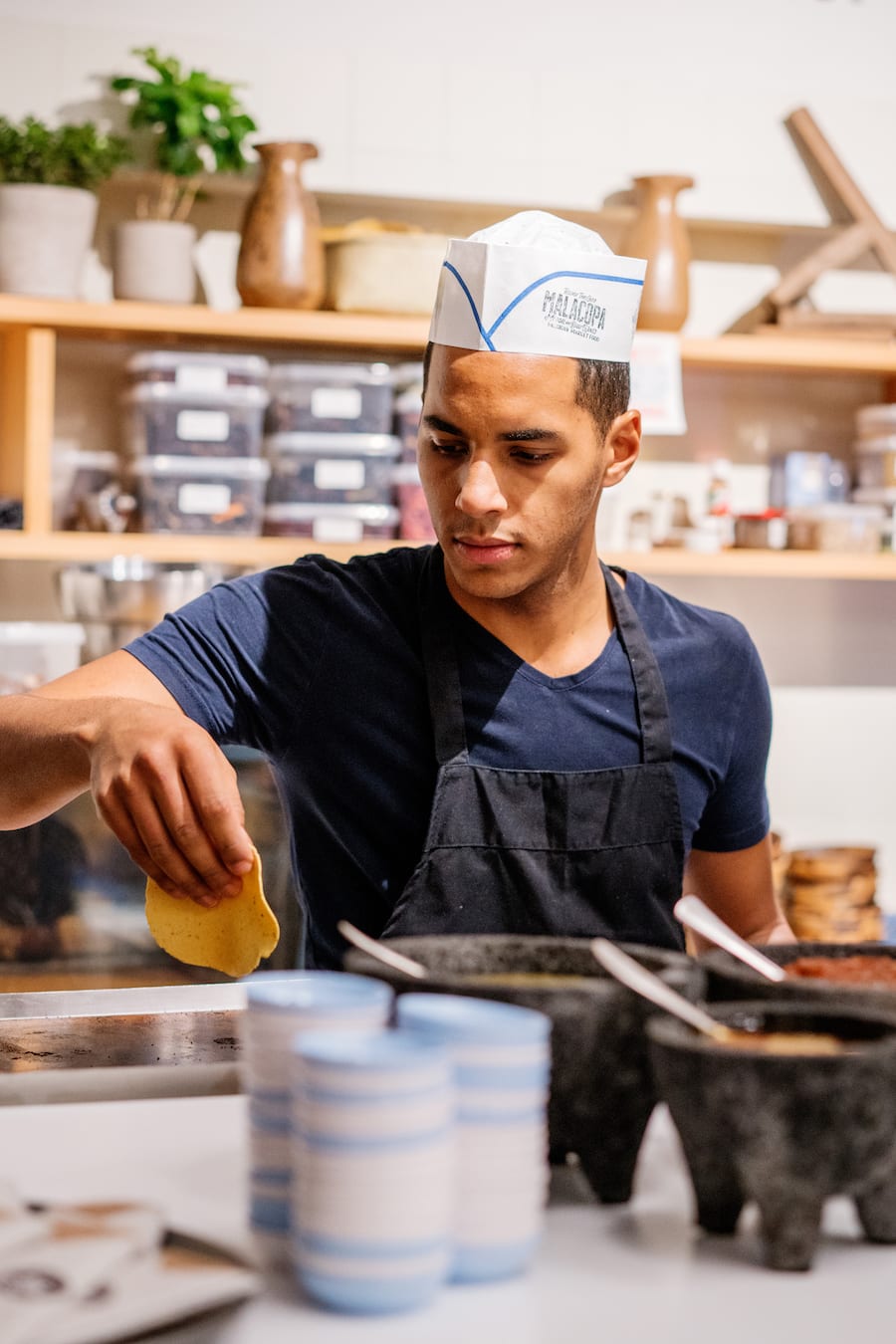 Koch Olivier Bur im Pop-up Malacopa