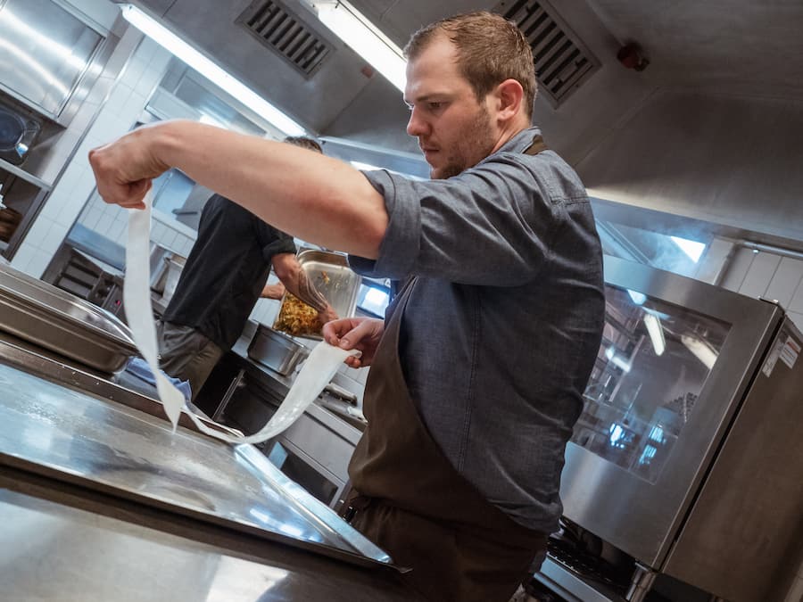 Küchenchef Pascal Steffen, Restaurant Roots, Basel - 8. August 2018 - Copyright Olivia Pulver