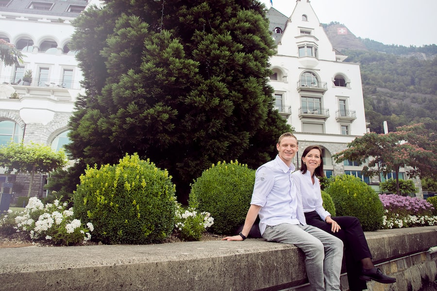 Patrick Mahler und Madeleine Loehner Park Hotel Vitznau