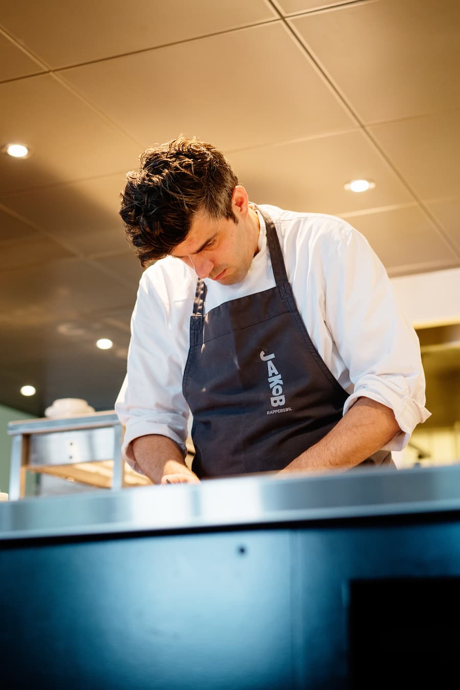 Koch Markus Burkhard im Restaurant Jakob in Rapperswil