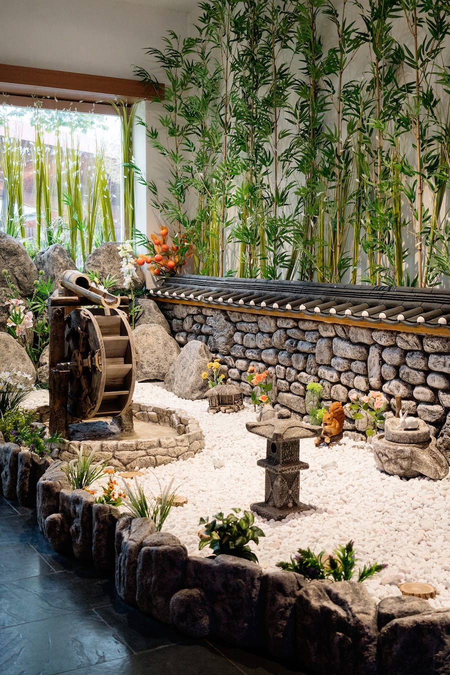 Eingangsbereich des Restaurant Shilla Koreanisches Barbecue BBQ beim Letzigrund in Zürich