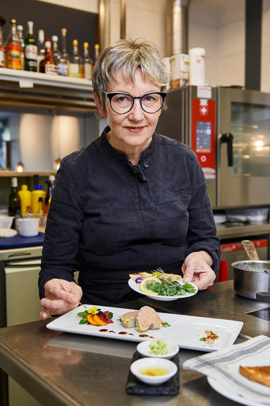 Restaurant Chez Renate, Renate Steiner (Gastgeberin und Köchin), Ilgenweidstrass 6, CH-8840 Einsiedeln, 09.03.2020. Foto Lucia Hunziker