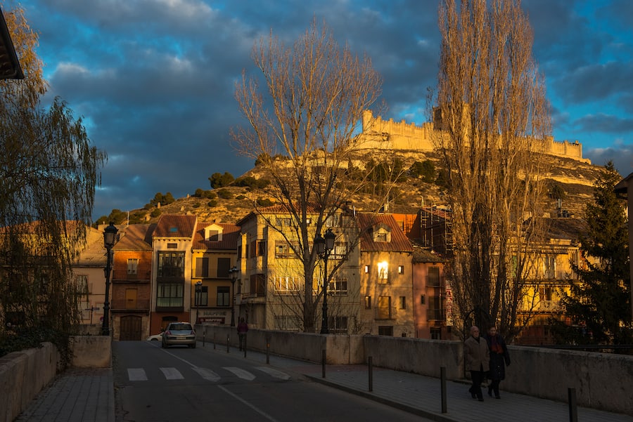 Burg in Penafiel, das Wahrzeichen der Weinregion Ribera del Duero