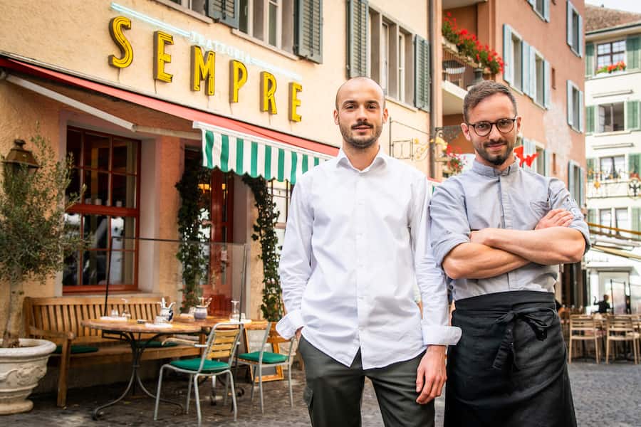 Mario de Marino Kevin Panicali Trattoria Sempre