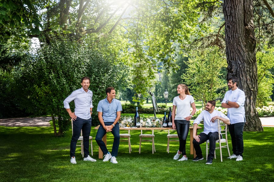 Roger Federer kocht mit Mercedes-Ambassadoren 2021