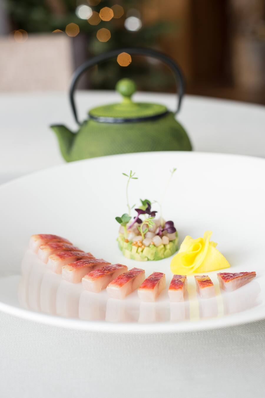 Rotbarbe-Ceviche, Jeroen Achtien, Waldhotel Davos, Sens 1605