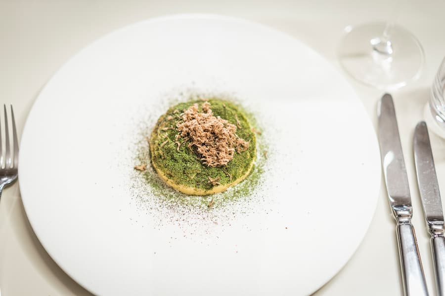 Foto: Joseph Khakshouri 17.09.2018HopfenkranzZürichstrasse 34Teller:(MEINE WORTE) Rührei mit Schwarzem TrafenLuzern (LU)