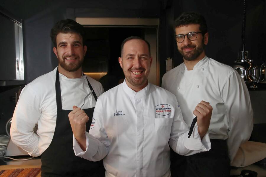 LUGANO, 19.10.2020 - Chef Luca Bellanca. S. Pellegrino Sapori Ticino 2020 'SPECIAL FISH EVENING with Luca Bellanca', Ristorante Meta, Lugano. copyright by www.steineggerpix.com & www.saporiticino.ch 2020 / photo by remy steinegger +++ no resale / no archive +++ Sapori Ticino, Luca Bellanca, META, Meta, Lugano, Serata del pesche, Tipesca © Rémy Steinegger