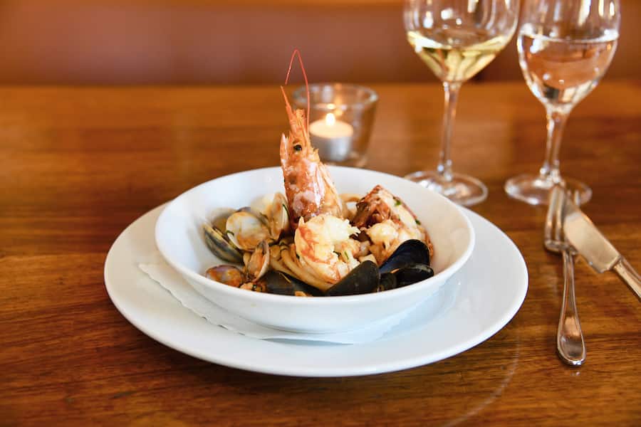 Scialiatelle Frutti di Mare im Ristorante Amalfi Zürich