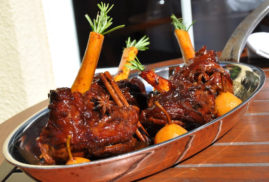 Souris d'agneau confite Stéphane Décotterd Confiné