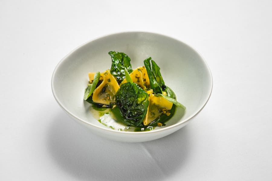 Spinatravioli mit Ziegenquark von Tanja Grandits