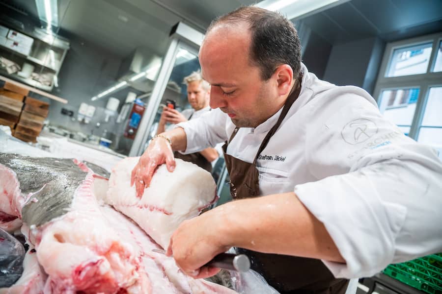 Stefan Jäckel Küche 100kg Heilbutt