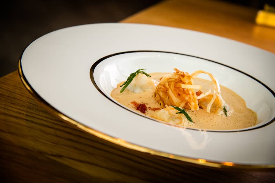 Swiss Shrimp im Cocnac-Bisque