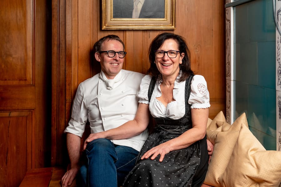 Chef Thomas Huber mit Partnerin Monika Janns - Krone Sihlbrugg - 1. Februar 2021 - Copyright Olivia Pulver
