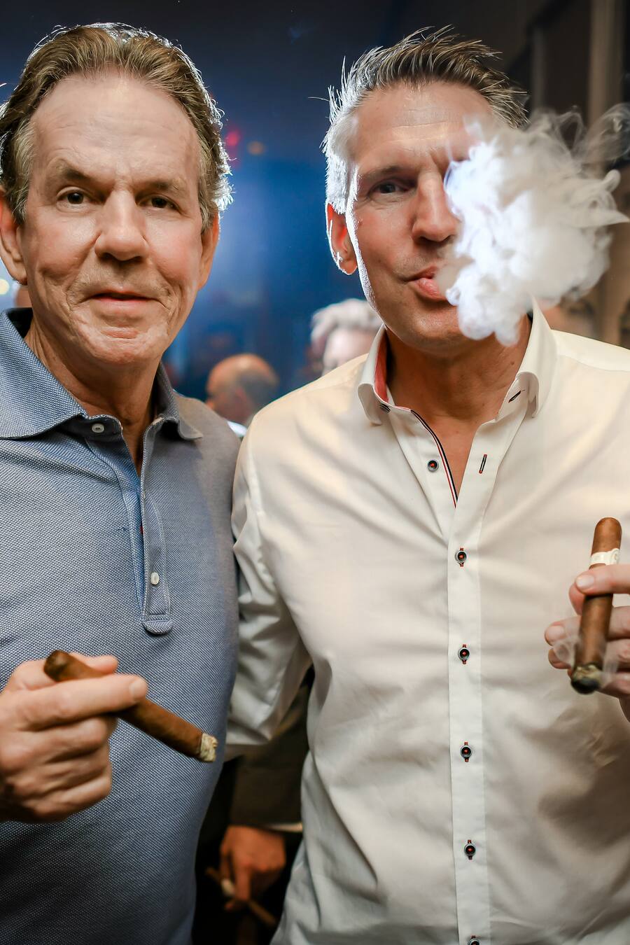 Thomas Keller Heiko Nieder mit Zigarre