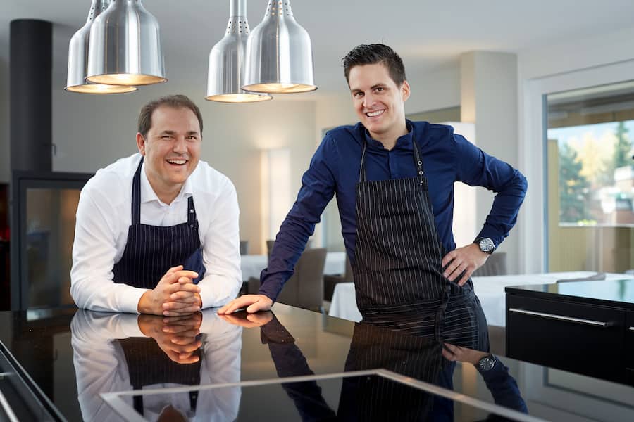 Agron Tunprenkaj und Christoph Oliver Aebersold