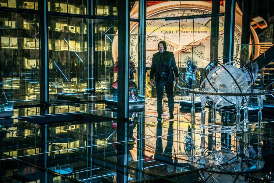 Keanu Reeves stars as 'John Wick' in JOHN WICK: CHAPTER 3 - PARABELLUM. (PPR/Carl F. Bucherer/Niko Tavernis)