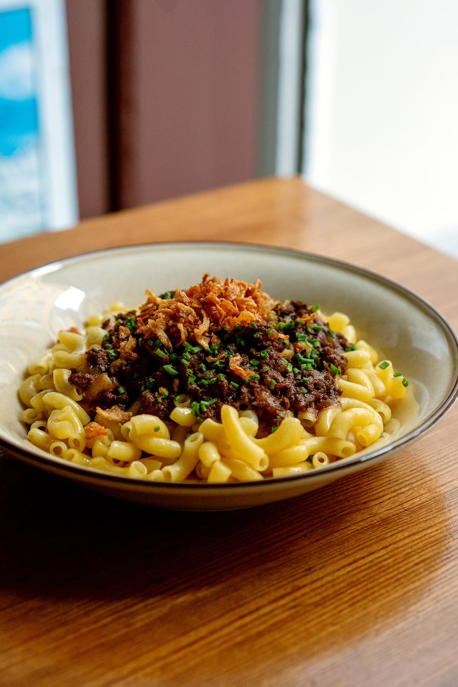 Ghackets mit Hörnli im Restaurant Weisse Rose Zurich von Stefan Wieser