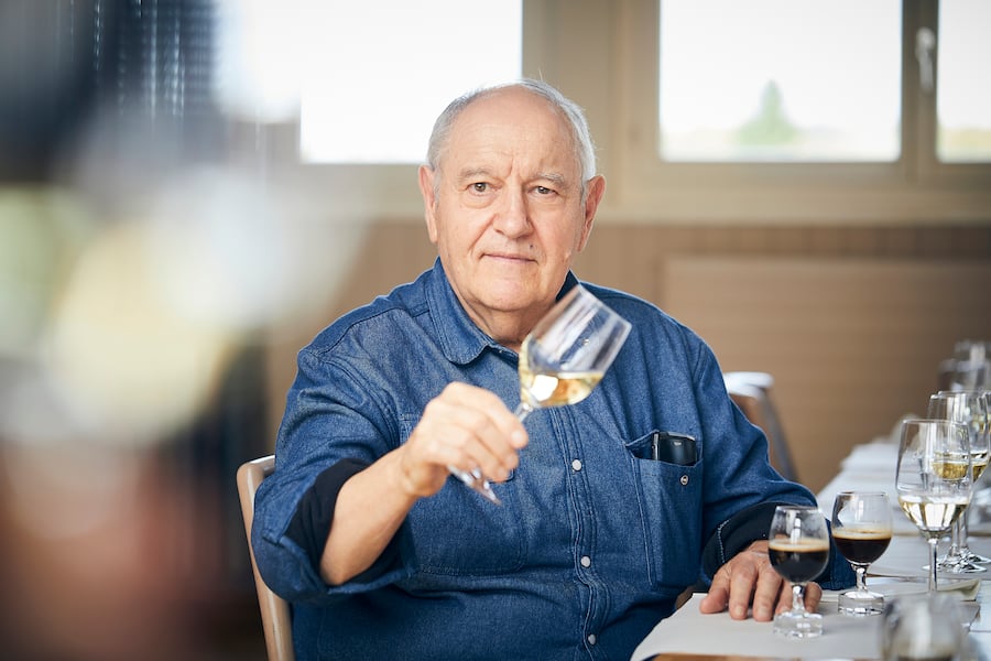 Workshop "Champagne & Coffee" by Jean Marie Curien. Auberge de la Croix Blanche, Route de Donatyre 22, 1583 Villarepos, 09.09.2019, Foto Lucia Hunziker