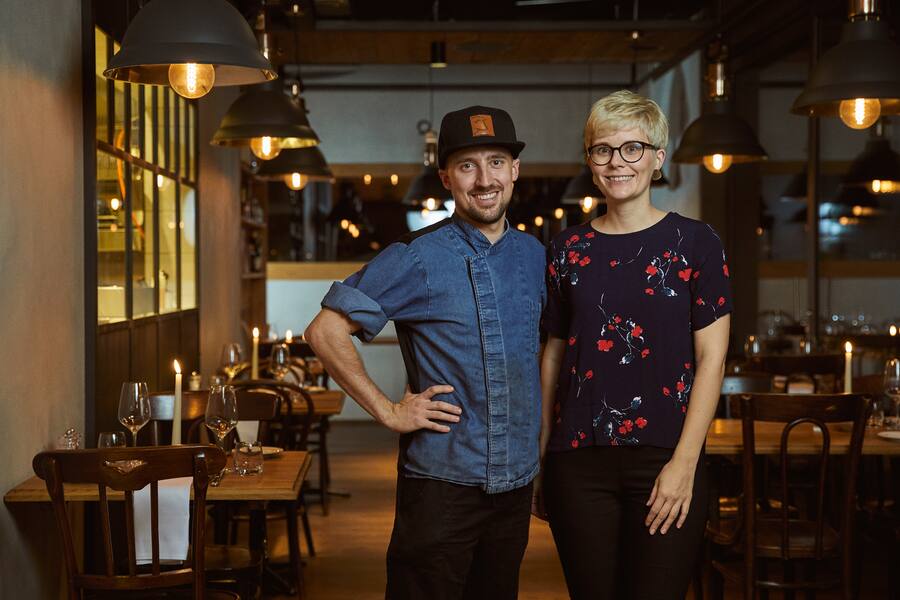 Zu Gast bei Küchenchef Sebastian Rensing und Gastgeberin Katharina Käser, Restaurant OX'n SchenkonDorfstrasse 23a6214 Schenkon (LU), 06.12.2018, Foto Lucian Hunziker