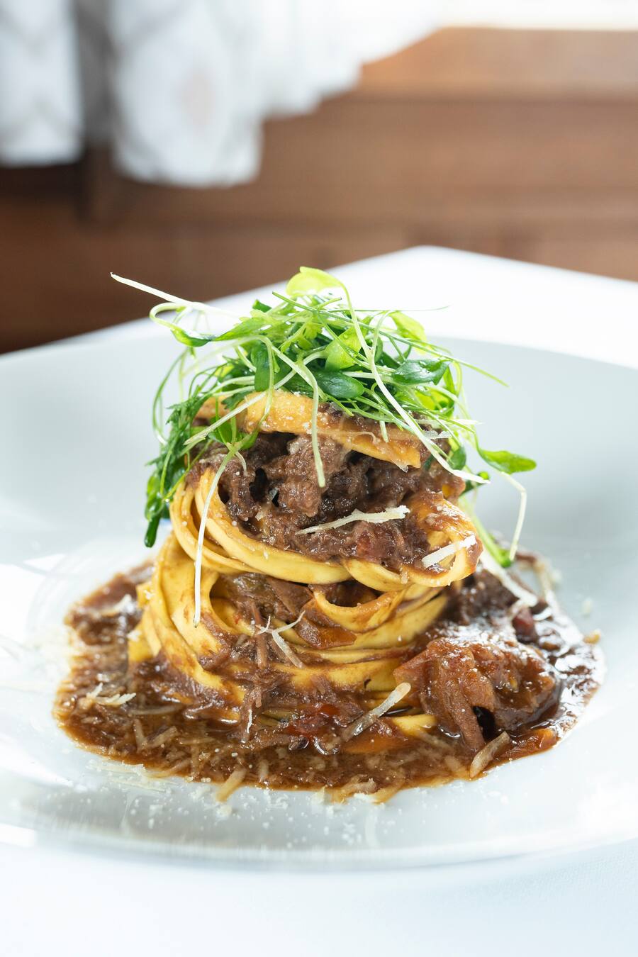 Zwyssighaus, in Bauen UR, tagliatelle al ragu